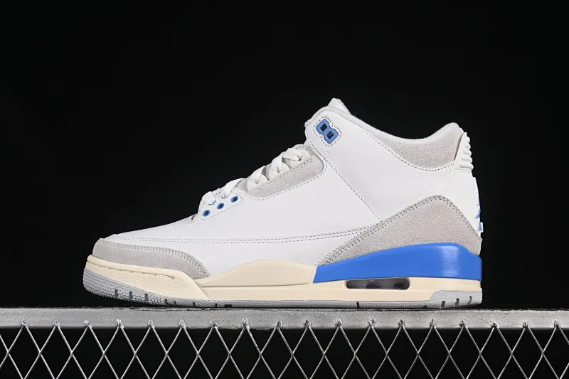 All Categories Air Jordan Jordan Series Basketball Shoes Air Jordan 3 Foreign Trade Version Air Jordan 3 Retro "Lucky Shorts" AJ3 Joe 3 Lucky Shorts North Carolina Blue CT8532-101